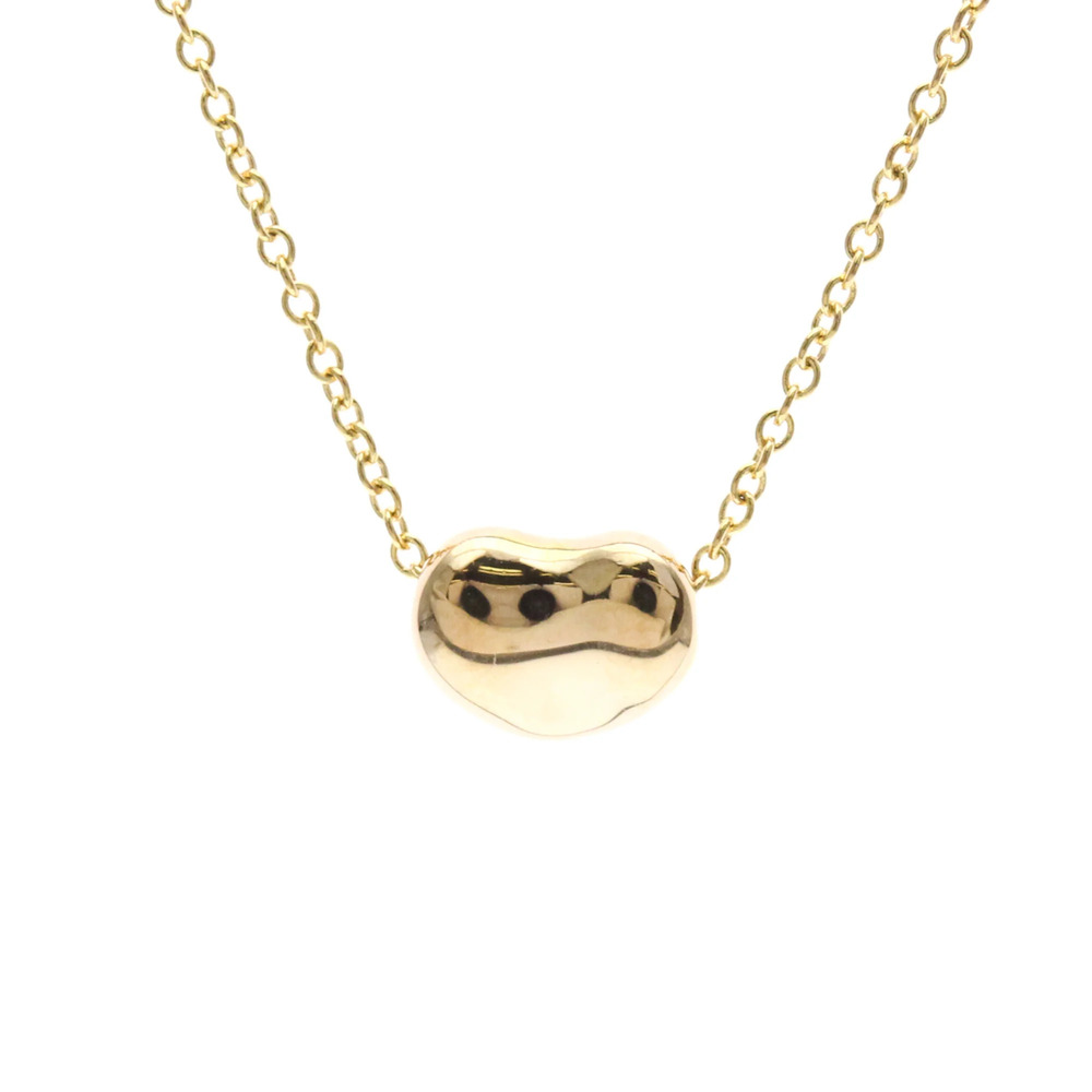 Tiffany Bean Necklace Pink Gold (18K) No Stone Men,Women Fashion Necklace (Pi...